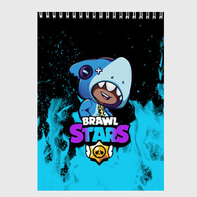 Скетчбук с принтом Brawl Stars LEON SHARK в городе Новоалтайск, 100% бумага
 | 48 листов, плотность листов — 100 г/м2, плотность картонной обложки — 250 г/м2. Листы скреплены сверху удобной пружинной спиралью | 8 bit | 8 бит | brawl | brawl stars | crow | leon | shark | stars | акула | бравл | бравл старс | браво старс | игра | компьютерная | кров | леон | леон акула | онлайн | старс | шарк