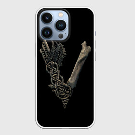 Чехол для iPhone 13 Pro с принтом Vikings (bones logo) в городе Новоалтайск,  |  | bones | good | skull | viking | vikings | бог | викинг | викинги | кости | скандинавы | череп | язычник