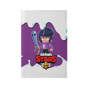Обложка для паспорта матовая кожа с принтом BRAWL STARS BIBI. в городе Новоалтайск, натуральная матовая кожа | размер 19,3 х 13,7 см; прозрачные пластиковые крепления | bib | brawl stars | bull | colt | crow | leon | leon shark | moba | sally leon | shark | акула | берли | биби | бравл старс | ворон | жанр | игра | кольт | леон | леон акула | нита | спайк | шелли