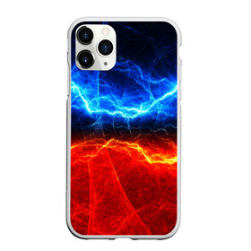 Чехол для iPhone 11 Pro Max матовый с принтом Лёд и огонь в городе Новоалтайск, Силикон |  | Тематика изображения на принте: fire | texture | абстракция | граффити | краски | лед | линии | огонь | огонь и лед | текстура | уличный стиль | яркая