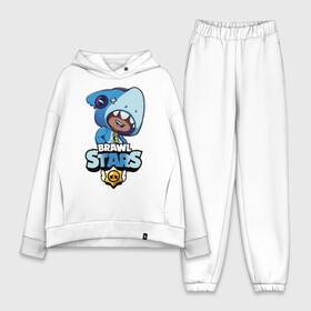 Женский костюм хлопок Oversize с принтом Brawl Stars LEON SHARK в городе Новоалтайск,  |  | 8 bit | 8 бит | brawl | brawl stars | crow | leon | shark | stars | акула | бравл | бравл старс | браво старс | игра | компьютерная | кров | леон | леон акула | онлайн | старс | шарк