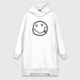 Платье-худи хлопок с принтом NIRVANA в городе Новоалтайск,  |  | nirvana | smile | курт кобейн | нирвана | смайл