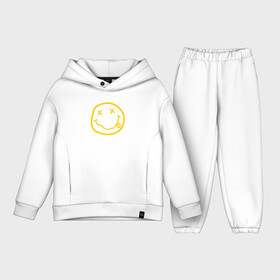 Детский костюм хлопок Oversize с принтом NIRVANA в городе Новоалтайск,  |  | nirvana | smile | курт кобейн | нирвана | смайл