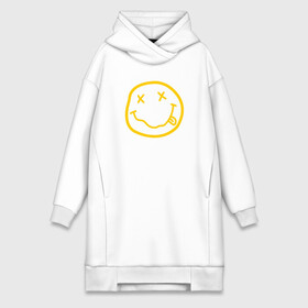 Платье-худи хлопок с принтом NIRVANA в городе Новоалтайск,  |  | nirvana | smile | курт кобейн | нирвана | смайл