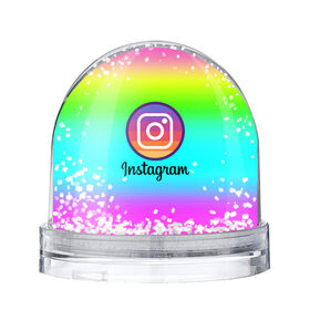 Снежный шар с принтом INSTAGRAM в городе Новоалтайск, Пластик | Изображение внутри шара печатается на глянцевой фотобумаге с двух сторон | insta | instagram | instagramm | social | видео | инста | инстаграм | инстаграмм | приложение | социальная сеть | фото