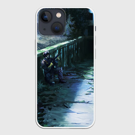 Чехол для iPhone 13 mini с принтом Сталкер 2021 в городе Новоалтайск,  |  | Тематика изображения на принте: metro | s.t.a.l.k.e.r. | stalker | зов припяти | игра | метро | мутант | пейзаж | припять | радиация | сталкер | сталкер 2 | чернобыль