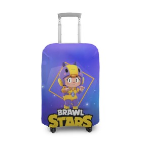 Чехол для чемодана 3D с принтом Brawl Stars. Bea в городе Новоалтайск, 86% полиэфир, 14% спандекс | двустороннее нанесение принта, прорези для ручек и колес | bo | brawl | brock | bull | colt | dynamike | elprimo | jessie | leon | moba | nita | shelly | stars | бо | брок | булл | джесси | динамайк | кольт | леон | нита | шелли | эльпримо
