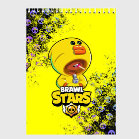 Скетчбук с принтом Brawl Stars SALLY LEON в городе Новоалтайск, 100% бумага
 | 48 листов, плотность листов — 100 г/м2, плотность картонной обложки — 250 г/м2. Листы скреплены сверху удобной пружинной спиралью | 8 bit | 8 бит | brawl | brawl stars | crow | leon | shark | stars | акула | бравл | бравл старс | браво старс | игра | компьютерная | кров | леон | леон акула | онлайн | старс | шарк