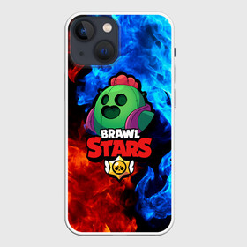 Чехол для iPhone 13 mini с принтом Brawl Stars Spike в городе Новоалтайск,  |  | bibi | brawl stars | brock | bull | crow | dinomike | el primo | leon | mobile game | nita | poko | ricochet | stars | tara | бравл старс | ворон | леон | мобильные игры