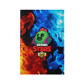 Обложка для паспорта матовая кожа с принтом Brawl Stars Spike в городе Новоалтайск, натуральная матовая кожа | размер 19,3 х 13,7 см; прозрачные пластиковые крепления | bibi | brawl stars | brock | bull | crow | dinomike | el primo | leon | mobile game | nita | poko | ricochet | stars | tara | бравл старс | ворон | леон | мобильные игры