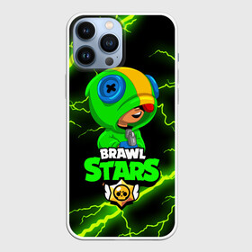 Чехол для iPhone 13 Pro Max с принтом BRAWL STARS LEON | ЛЕОН в городе Новоалтайск,  |  | Тематика изображения на принте: brawl stars | crow | leon | leon shark | sally leon | shark | stars | акула | берли | ворон | леон | леон акула | спайк | эль примо