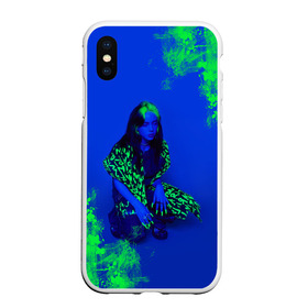 Чехол для iPhone XS Max матовый с принтом Billie Eilish в городе Новоалтайск, Силикон | Область печати: задняя сторона чехла, без боковых панелей | bad guy | bad guy billie eilish | billie eilish | billie eilish bad | billie eilish guy | billie eilish merch | billie eilish мерч | lovely billie eilish | билли айлиш