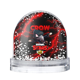 Игрушка Снежный шар с принтом  BRAWL STARS CROW | БРАВЛ СТАРС ЛЕОН в городе Новоалтайск, Пластик | Изображение внутри шара печатается на глянцевой фотобумаге с двух сторон | brawl stars | crow | leon | leon shark | sally leon | shark | stars | акула | берли | ворон | леон | леон акула | спайк | эль примо