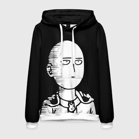 Мужская толстовка 3D с принтом ONE-PUNCH MAN в городе Новоалтайск, 100% полиэстер | двухслойный капюшон со шнурком для регулировки, мягкие манжеты на рукавах и по низу толстовки, спереди карман-кенгуру с мягким внутренним слоем. | one punch man | onepunchman | oppai | saitama | ван панч мен | ванпанчмен | макото миядзаки | сайтама | человек один удар
