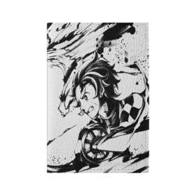 Обложка для паспорта матовая кожа с принтом KIMETSU NO YAIBA в городе Новоалтайск, натуральная матовая кожа | размер 19,3 х 13,7 см; прозрачные пластиковые крепления | demon slayer | demon slayer: kimetsu no yaiba | kimetsu | kimetsu no yaiba | nezuko | slayer | tanjiro | клинок рассекающий демонов | незуко | танджиро | шинобу кочо