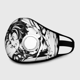 Маска из неопрена с принтом KIMETSU NO YAIBA в городе Новоалтайск, неопрен 100% | Форма огибающая нос. Резинки для ушей с дополнительной резинкой на затылке. Клапан для выдоха для активного дыхания при занятиях спортом. Эластичный материал маски и окантовки для лучшего растяжения и прилегания маски.  | demon slayer | demon slayer: kimetsu no yaiba | kimetsu | kimetsu no yaiba | nezuko | slayer | tanjiro | клинок рассекающий демонов | незуко | танджиро | шинобу кочо