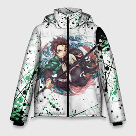 Мужская зимняя куртка 3D с принтом KIMETSU NO YAIBA в городе Новоалтайск, верх — 100% полиэстер; подкладка — 100% полиэстер; утеплитель — 100% полиэстер | длина ниже бедра, свободный силуэт Оверсайз. Есть воротник-стойка, отстегивающийся капюшон и ветрозащитная планка. 

Боковые карманы с листочкой на кнопках и внутренний карман на молнии. | abstraction | demon slayer | geometry | kimetsu no yaiba | nezuko | shinobu | slayer | tanjiro | zenitsu | абстракция | геометрия | гию томиока | зенитсу | зенитцу | иноске хашибира | клинок рассекающий демонов | не | незуко | неон | соты | 