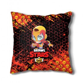 Подушка 3D с принтом BRAWL STARS MAX. в городе Новоалтайск, наволочка – 100% полиэстер, наполнитель – холлофайбер (легкий наполнитель, не вызывает аллергию). | состоит из подушки и наволочки. Наволочка на молнии, легко снимается для стирки | bib | brawl stars | bull | colt | crow | leon | leon shark | max | moba | sally leon | shark | акула | берли | биби | бравл старс | ворон | жанр | игра | кольт | леон | леон акула | макс | нита | спайк | шелли