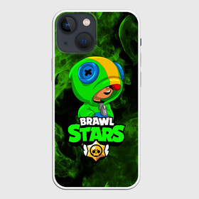 Чехол для iPhone 13 mini с принтом BRAWL STARS LEON | ЛЕОН в городе Новоалтайск,  |  | brawl stars | crow | leon | leon shark | sally leon | shark | stars | акула | берли | ворон | леон | леон акула | спайк | эль примо