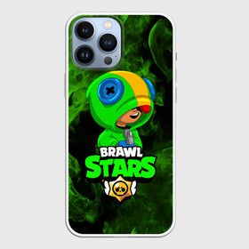 Чехол для iPhone 13 Pro Max с принтом BRAWL STARS LEON | ЛЕОН в городе Новоалтайск,  |  | Тематика изображения на принте: brawl stars | crow | leon | leon shark | sally leon | shark | stars | акула | берли | ворон | леон | леон акула | спайк | эль примо
