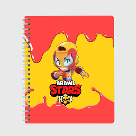 Тетрадь с принтом BRAWL STARS MAX в городе Новоалтайск, 100% бумага | 48 листов, плотность листов — 60 г/м2, плотность картонной обложки — 250 г/м2. Листы скреплены сбоку удобной пружинной спиралью. Уголки страниц и обложки скругленные. Цвет линий — светло-серый
 | bib | brawl stars | bull | colt | crow | leon | leon shark | max | moba | sally leon | shark | акула | берли | биби | бравл старс | ворон | жанр | игра | кольт | леон | леон акула | макс | нита | спайк | шелли