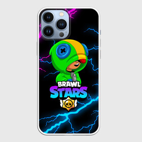 Чехол для iPhone 13 Pro Max с принтом BRAWL STARS LEON | ЛЕОН в городе Новоалтайск,  |  | Тематика изображения на принте: brawl stars | crow | leon | leon shark | sally leon | shark | stars | акула | берли | ворон | леон | леон акула | спайк | эль примо