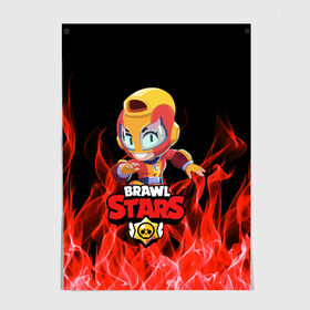 Постер с принтом BRAWL STARS MAX. в городе Новоалтайск, 100% бумага
 | бумага, плотность 150 мг. Матовая, но за счет высокого коэффициента гладкости имеет небольшой блеск и дает на свету блики, но в отличии от глянцевой бумаги не покрыта лаком | bib | brawl stars | bull | colt | crow | leon | leon shark | max | moba | sally leon | shark | акула | берли | биби | бравл старс | ворон | жанр | игра | кольт | леон | леон акула | макс | нита | спайк | шелли