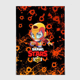 Постер с принтом BRAWL STARS MAX. в городе Новоалтайск, 100% бумага
 | бумага, плотность 150 мг. Матовая, но за счет высокого коэффициента гладкости имеет небольшой блеск и дает на свету блики, но в отличии от глянцевой бумаги не покрыта лаком | bib | brawl stars | bull | colt | crow | leon | leon shark | max | moba | sally leon | shark | акула | берли | биби | бравл старс | ворон | жанр | игра | кольт | леон | леон акула | макс | нита | спайк | шелли