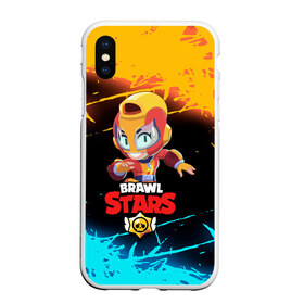 Чехол для iPhone XS Max матовый с принтом BRAWL STARS MAX в городе Новоалтайск, Силикон | Область печати: задняя сторона чехла, без боковых панелей | Тематика изображения на принте: bib | brawl stars | bull | colt | crow | leon | leon shark | max | moba | sally leon | shark | акула | берли | биби | бравл старс | ворон | жанр | игра | кольт | леон | леон акула | макс | нита | спайк | шелли
