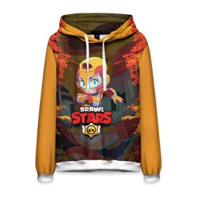 Мужская толстовка 3D с принтом BRAWL STARS MAX. в городе Новоалтайск, 100% полиэстер | двухслойный капюшон со шнурком для регулировки, мягкие манжеты на рукавах и по низу толстовки, спереди карман-кенгуру с мягким внутренним слоем. | bib | brawl stars | bull | colt | crow | leon | leon shark | max | moba | sally leon | shark | акула | берли | биби | бравл старс | ворон | жанр | игра | кольт | леон | леон акула | макс | нита | спайк | шелли