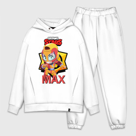 Мужской костюм хлопок OVERSIZE с принтом BRAWL STARS MAX. в городе Новоалтайск,  |  | bib | brawl stars | bull | colt | crow | leon | leon shark | max | moba | sally leon | shark | акула | берли | биби | бравл старс | ворон | жанр | игра | кольт | леон | леон акула | макс | нита | спайк | шелли