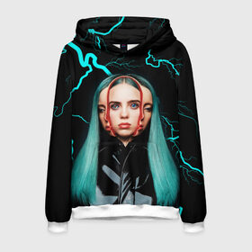 Мужская толстовка 3D с принтом BILLIE EILISH в городе Новоалтайск, 100% полиэстер | двухслойный капюшон со шнурком для регулировки, мягкие манжеты на рукавах и по низу толстовки, спереди карман-кенгуру с мягким внутренним слоем. | ayelish | bad guy | bellyache | bilie eilish | bilie elish | billie | billie eilish | eilish | electronic | elish | music | били айлиш | билли айлиш | эйлиш | элиш