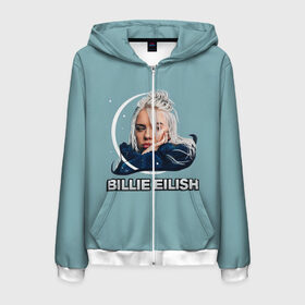 Мужская толстовка 3D на молнии с принтом BILLIE EILISH в городе Новоалтайск, 100% полиэстер | длина до линии бедра, манжеты и пояс оформлены мягкой тканевой резинкой, двухслойный капюшон со шнурком для регулировки, спереди молния, по бокам два кармана | ayelish | bad guy | bellyache | bilie eilish | bilie elish | billie | billie eilish | eilish | electronic | elish | music | били айлиш | билли айлиш | эйлиш | элиш