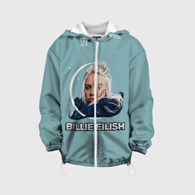 Детская куртка 3D с принтом BILLIE EILISH в городе Новоалтайск, 100% полиэстер | застежка — молния, подол и капюшон оформлены резинкой с фиксаторами, по бокам — два кармана без застежек, один потайной карман на груди, плотность верхнего слоя — 90 г/м2; плотность флисового подклада — 260 г/м2 | ayelish | bad guy | bellyache | bilie eilish | bilie elish | billie | billie eilish | eilish | electronic | elish | music | били айлиш | билли айлиш | эйлиш | элиш
