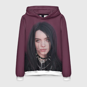 Мужская толстовка 3D с принтом BILLIE EILISH в городе Новоалтайск, 100% полиэстер | двухслойный капюшон со шнурком для регулировки, мягкие манжеты на рукавах и по низу толстовки, спереди карман-кенгуру с мягким внутренним слоем. | ayelish | bad guy | bellyache | bilie eilish | bilie elish | billie | billie eilish | eilish | electronic | elish | music | били айлиш | билли айлиш | эйлиш | элиш