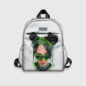 Детский рюкзак 3D с принтом BILLIE EILISH в городе Новоалтайск, 100% полиэстер | лямки с регулируемой длиной, сверху петелька, чтобы рюкзак можно было повесить на вешалку. Основное отделение закрывается на молнию, как и внешний карман. Внутри дополнительный карман. По бокам два дополнительных кармашка | ayelish | bad guy | bellyache | bilie eilish | bilie elish | billie | billie eilish | eilish | electronic | elish | music | били айлиш | билли айлиш | эйлиш | элиш