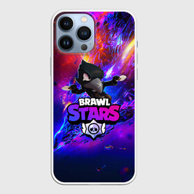 Чехол для iPhone 13 Pro Max с принтом BRAWL STARS CROW в городе Новоалтайск,  |  | Тематика изображения на принте: bibi | brawl stars | brock | bull | crow | dinomike | el primo | leon | mobile game | nita | poko | ricochet | stars | tara | бравл старс | ворон | леон | мобильные игры