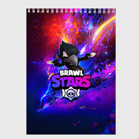 Скетчбук с принтом BRAWL STARS CROW в городе Новоалтайск, 100% бумага
 | 48 листов, плотность листов — 100 г/м2, плотность картонной обложки — 250 г/м2. Листы скреплены сверху удобной пружинной спиралью | bibi | brawl stars | brock | bull | crow | dinomike | el primo | leon | mobile game | nita | poko | ricochet | stars | tara | бравл старс | ворон | леон | мобильные игры