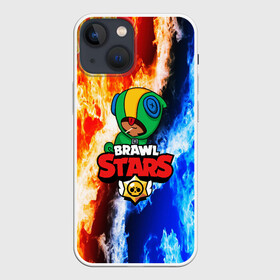 Чехол для iPhone 13 mini с принтом BRAWL STARS LEON в городе Новоалтайск,  |  | bibi | brawl stars | brock | bull | crow | dinomike | el primo | leon | mobile game | nita | poko | ricochet | stars | tara | бравл старс | ворон | леон | мобильные игры