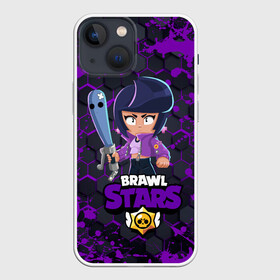 Чехол для iPhone 13 mini с принтом BRAWL STARS BIBI. в городе Новоалтайск,  |  | bib | brawl stars | bull | colt | crow | leon | leon shark | max | moba | sally leon | shark | акула | берли | биби | бравл старс | ворон | жанр | игра | кольт | леон | леон акула | макс | нита | спайк | шелли