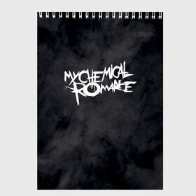 Скетчбук с принтом My Chemical Romance в городе Новоалтайск, 100% бумага
 | 48 листов, плотность листов — 100 г/м2, плотность картонной обложки — 250 г/м2. Листы скреплены сверху удобной пружинной спиралью | music | my chemical romance | rock | боб брайар | джеймс дьюис | джерард уэи | майки уэи | музыка | рок | рэй торо | фрэнк айеро