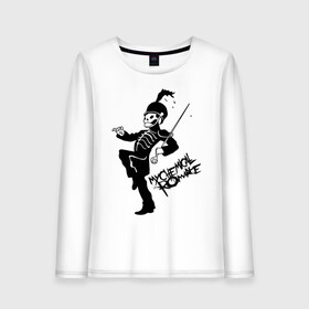 Женский лонгслив хлопок с принтом My Chemical Romance в городе Новоалтайск, 100% хлопок |  | music | my chemical romance | rock | боб брайар | джеймс дьюис | джерард уэи | майки уэи | музыка | рок | рэй торо | фрэнк айеро