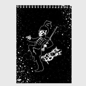 Скетчбук с принтом My Chemical Romance в городе Новоалтайск, 100% бумага
 | 48 листов, плотность листов — 100 г/м2, плотность картонной обложки — 250 г/м2. Листы скреплены сверху удобной пружинной спиралью | music | my chemical romance | rock | боб брайар | джеймс дьюис | джерард уэи | майки уэи | музыка | рок | рэй торо | фрэнк айеро