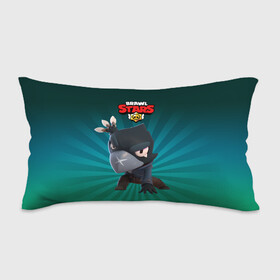 Подушка 3D антистресс с принтом Brawl Stars Crow в городе Новоалтайск, наволочка — 100% полиэстер, наполнитель — вспененный полистирол | состоит из подушки и наволочки на молнии | brawl stars | bull | colt | crow | leon | leon shark | shark | stars | акула | берли | ворон | динамайк | кольт | леон | леон акула | нита | спайк | шелли | эль примо