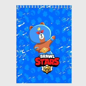 Скетчбук с принтом BRAWL STARS EL BROWN в городе Новоалтайск, 100% бумага
 | 48 листов, плотность листов — 100 г/м2, плотность картонной обложки — 250 г/м2. Листы скреплены сверху удобной пружинной спиралью | bib | brawl stars | colt | crow | el brown | leon | leon shark | max | moba | sally leon | shark | акула | берли | биби | бравл старс | браун | ворон | жанр | игра | кольт | леон | леон акула | макс | нита | шелли