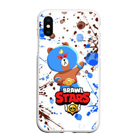 Чехол для iPhone XS Max матовый с принтом BRAWL STARS EL BROWN в городе Новоалтайск, Силикон | Область печати: задняя сторона чехла, без боковых панелей | Тематика изображения на принте: bib | brawl stars | colt | crow | el brown | leon | leon shark | max | moba | sally leon | shark | акула | берли | биби | бравл старс | браун | ворон | жанр | игра | кольт | леон | леон акула | макс | нита | шелли