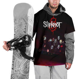 Накидка на куртку 3D с принтом Slipknot в городе Новоалтайск, 100% полиэстер |  | Тематика изображения на принте: slipknot | металл | музыка | рок | слипкнот
