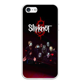 Чехол для iPhone 5/5S матовый с принтом Slipknot в городе Новоалтайск, Силикон | Область печати: задняя сторона чехла, без боковых панелей | slipknot | металл | музыка | рок | слипкнот