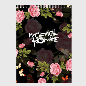 Скетчбук с принтом My Chemical Romance в городе Новоалтайск, 100% бумага
 | 48 листов, плотность листов — 100 г/м2, плотность картонной обложки — 250 г/м2. Листы скреплены сверху удобной пружинной спиралью | music | my chemical romance | rock | боб брайар | джеймс дьюис | джерард уэи | майки уэи | музыка | рок | рэй торо | фрэнк айеро