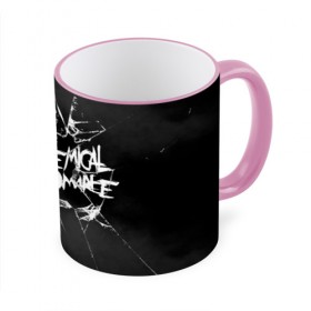 Кружка с принтом MY CHEMICAL ROMANCE. в городе Новоалтайск, керамика | ёмкость 330 мл | music | my chemical romance | rock | боб брайар | джеймс дьюис | джерард уэи | май чемикал романс | майки уэи | музыка | рок | рэй торо | фрэнк айеро